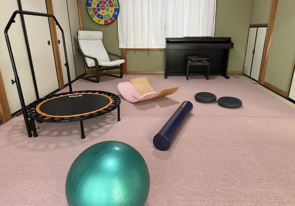 遊具で遊べる部屋