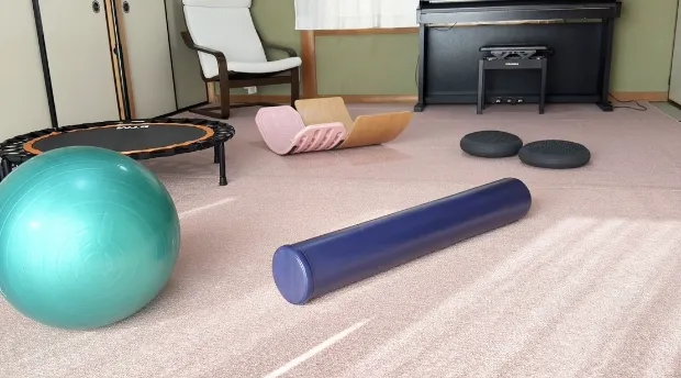 体を動かしたりできる部屋