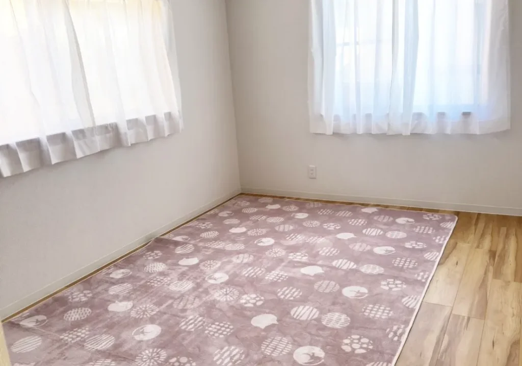 静かにくつろげる部屋